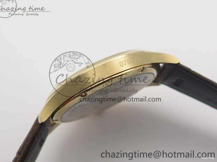 MIROTIME 0318 Effortless Portuguese Fa Jones IW544201 RG GSF 1:1 Best Edition White Dial On Leather Strap 7228